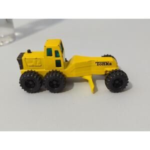 1994 Tonka Motor Road Grader Yellow Construction Die‎ Cast